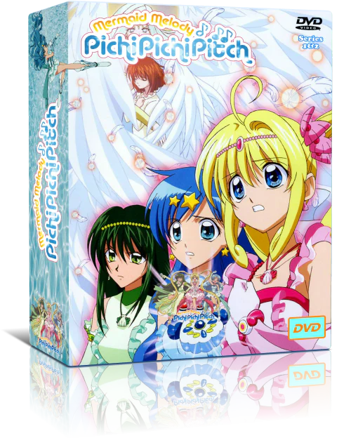 Mermaid Melody Pichi Pichi Pitch & Pure Complete Series DVD+2MP3 - RetroToonShop