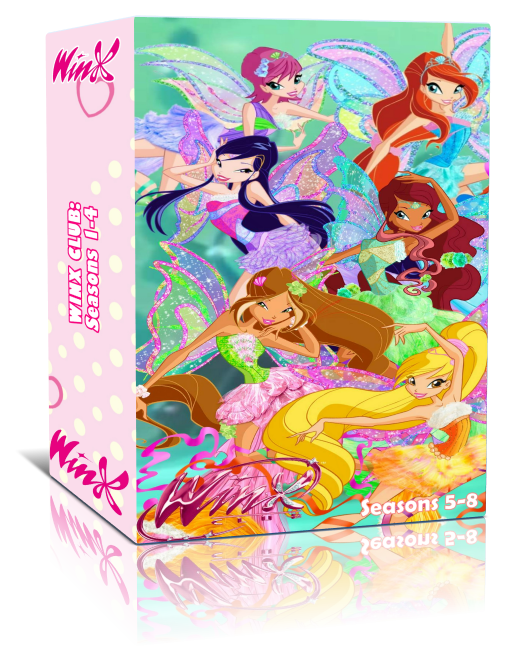 Winx Club Complete Series 5,6,7,8 DVD Box - RetroToonShop