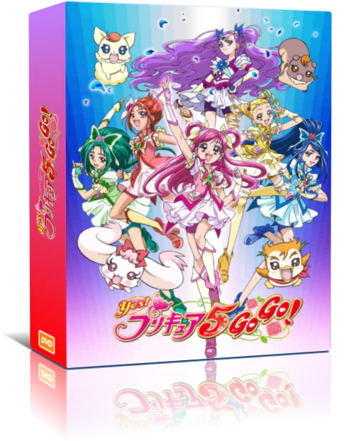 Yes! Pretty Cure 5 Go Go! Complete Series & Movie DVD