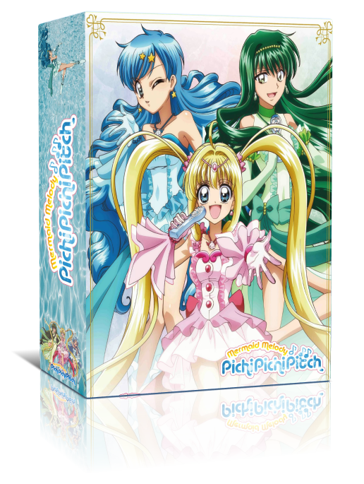 Mermaid Melody Pichi Pichi Pitch & Pure Complete English Subbed Series DVD