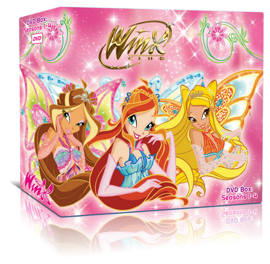 Winx Club Complete Series 1,2,3,4 DVD Box