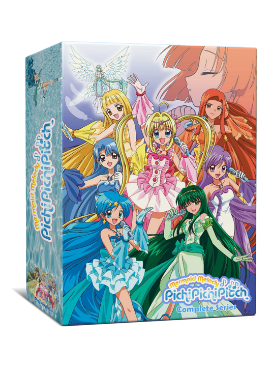 Mermaid Melody Pichi Pichi Pitch & Pure Complete English Subbed Series DVD