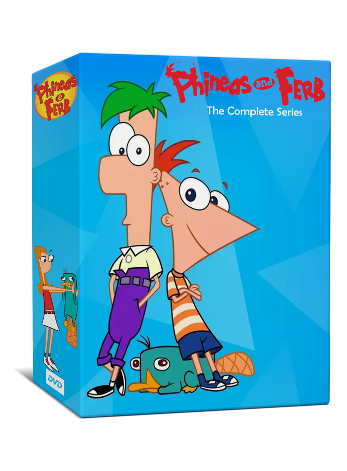 Phineas and Ferb Complete Seasons 1,2,3,4 DVD - RetroToonShop