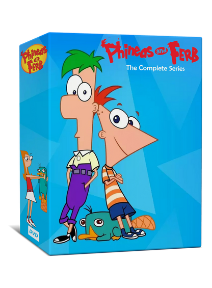 Phineas and Ferb Complete Seasons 1,2,3,4 DVD - RetroToonShop