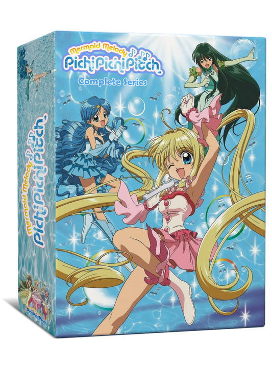 Mermaid Melody Pichi Pichi Pitch & Pure Complete English Subbed Series DVD
