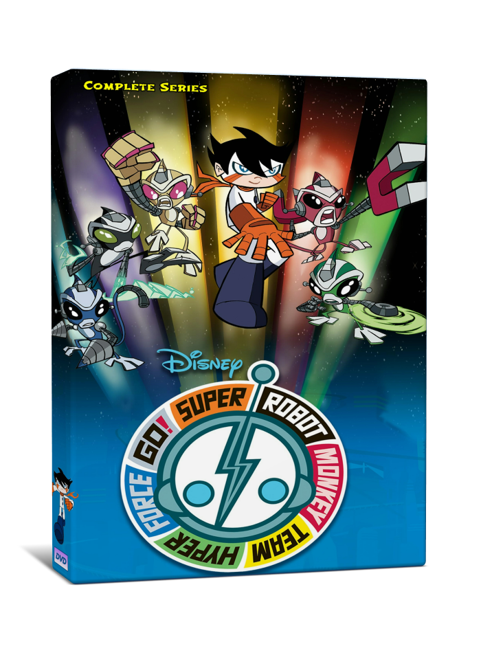 Super Robot Monkey Team Hyperforce Go Complete Series DVD - RetroToonShop