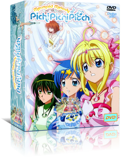 Mermaid Melody Pichi Pichi Pitch & Pure Complete Series DVD+2MP3