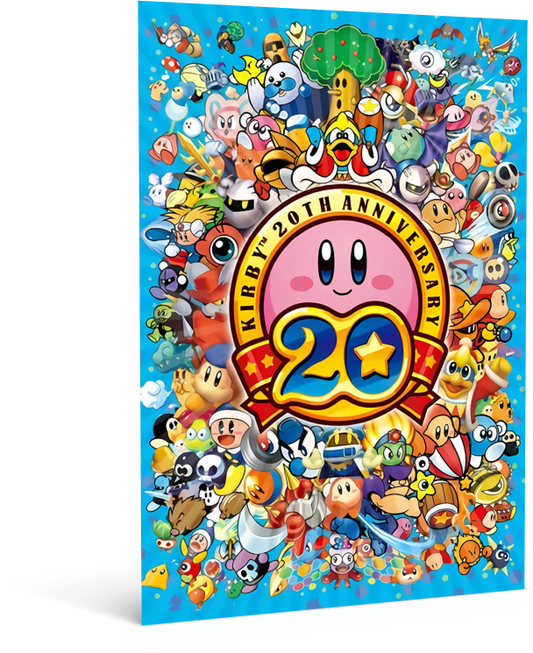 Anime Inspirations Kirby 20th Anniversary Poster Art (11 x 17) 28x43 cm