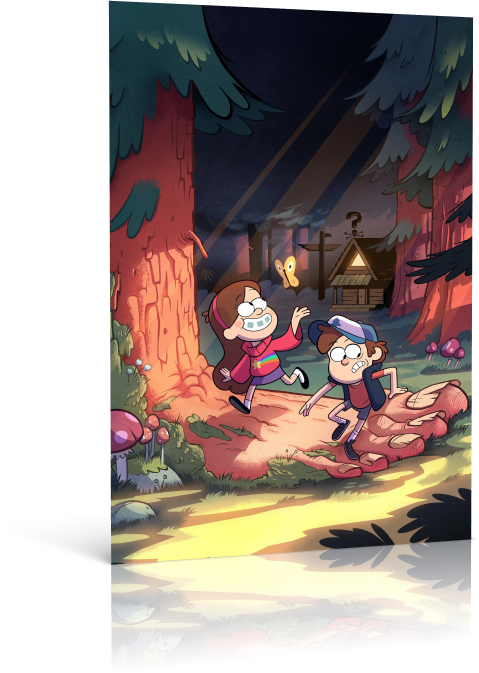 Gravity Falls Poster - RetroToonShop